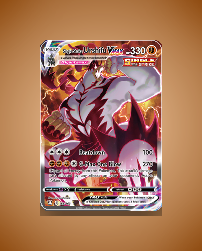 Single Strike Urshifu VMAX (Battle Styles) #168