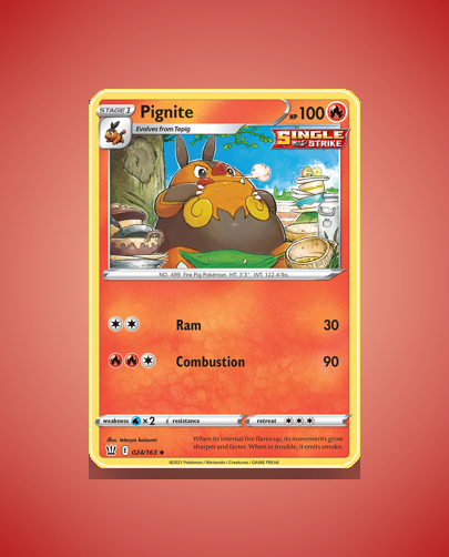 Pignite (Battle Styles) #24