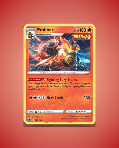 Collector’s Guide: Emboar (Battle Styles #25)