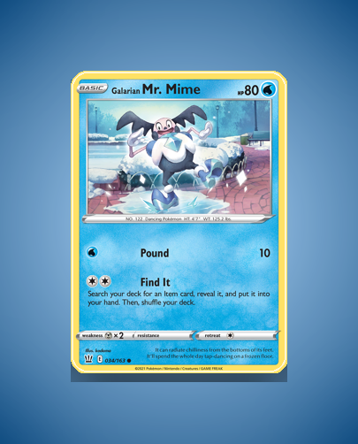 Galarian Mr. Mime (Battle Styles) #34