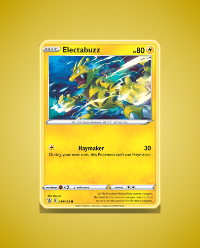 Collector’s Guide: Electabuzz (Battle Styles #44)