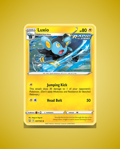 Collector’s Guide: Luxio (Battle Styles #47)