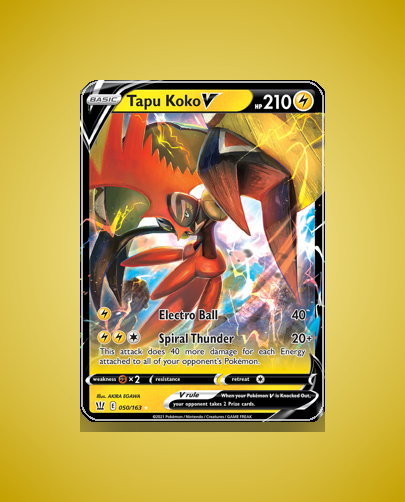 Collector’s Guide: Tapu Koko V (Battle Styles #50)