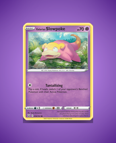 Galarian Slowpoke (Battle Styles) #54