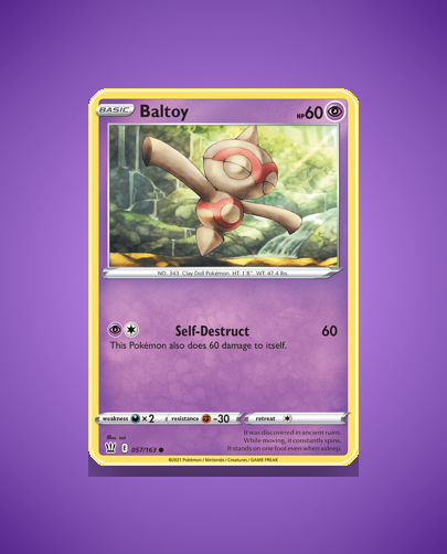 Baltoy (Battle Styles) #57