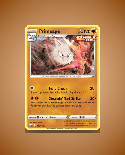 Primeape (Battle Styles) #67