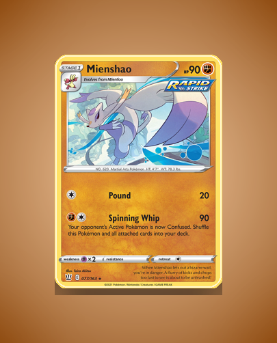 Collector’s Guide: Mienshao (Battle Styles #77)