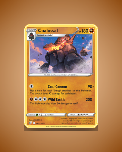 Collector’s Guide: Coalossal (Battle Styles #80)