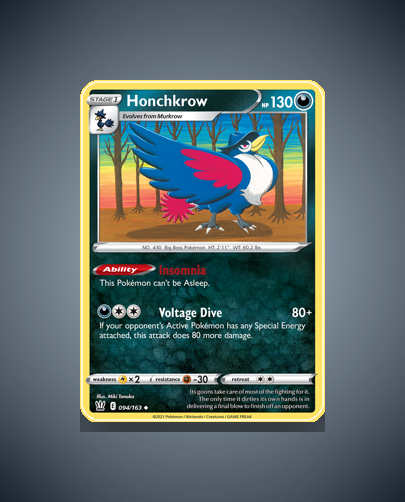 Honchkrow (Battle Styles) #94