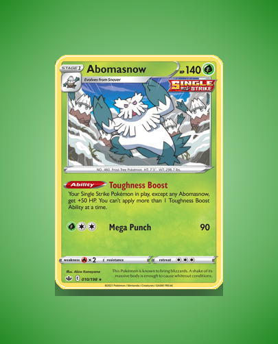 Collector’s Guide: Abomasnow (Chilling Reign #10)