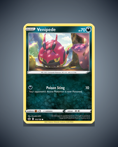 Venipede (Chilling Reign) #105