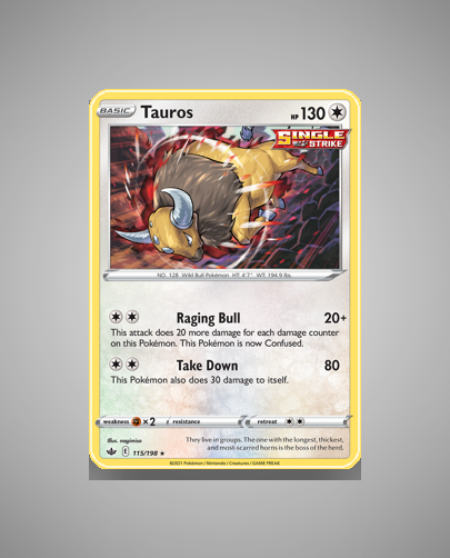 Collector’s Guide: Tauros (Chilling Reign #115)