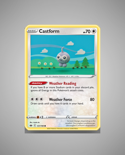 Collector’s Guide: Castform (Chilling Reign #121)