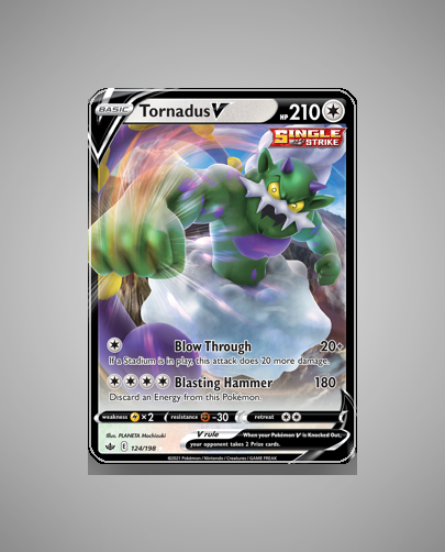 Collector’s Guide: Tornadus V (Chilling Reign #124)