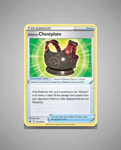 Galarian Chestplate (Chilling Reign) #141