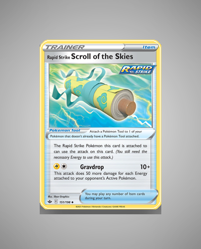 Rapid Strike Scroll of the Skies (Chilling Reign) #151