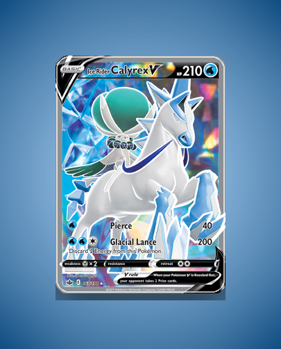Ice Rider Calyrex V (Chilling Reign) #163