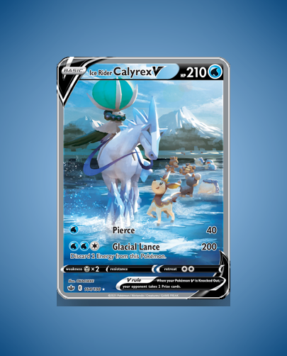 Collector’s Guide: Ice Rider Calyrex V (Chilling Reign #164)