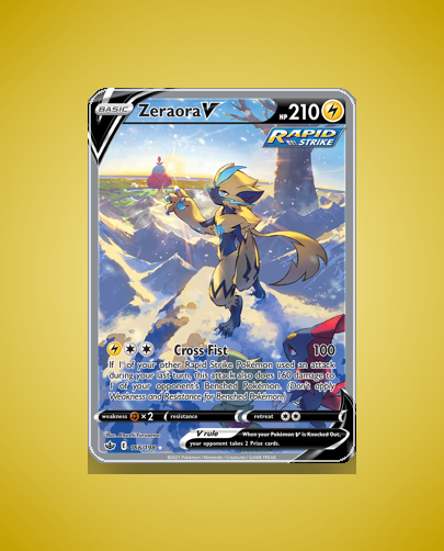 Collector’s Guide: Zeraora V (Chilling Reign #166)