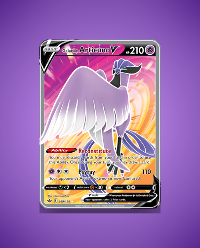 Galarian Articuno V (Chilling Reign) #169
