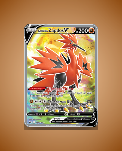 Collector’s Guide: Galarian Zapdos V (Chilling Reign #173)