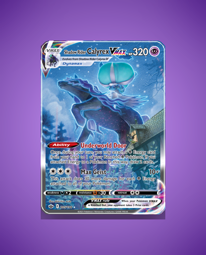 Shadow Rider Calyrex VMAX (Chilling Reign) #205