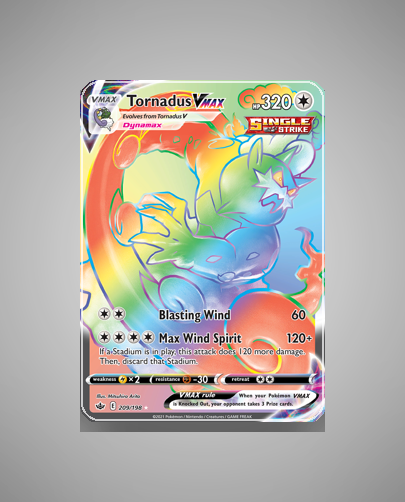 Collector’s Guide: Tornadus VMAX (Chilling Reign #209)