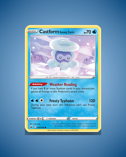 Castform Snowy Form (Chilling Reign) #34