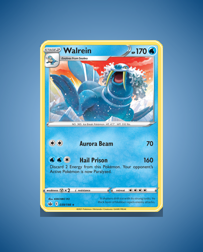 Collector’s Guide: Walrein (Chilling Reign #39)