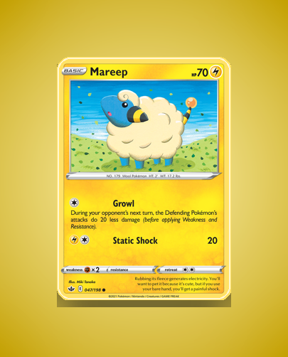 Collector’s Guide: Mareep (Chilling Reign #47)