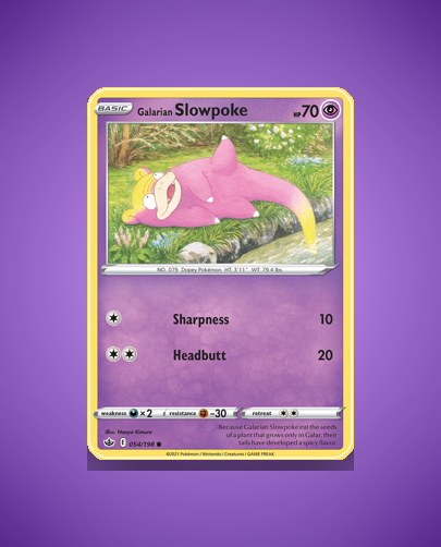 Galarian Slowpoke (Chilling Reign) #54