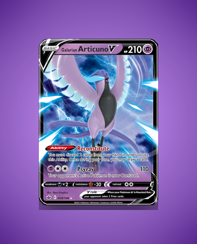 Galarian Articuno V (Chilling Reign) #58