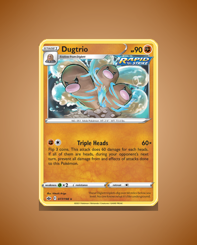 Dugtrio (Chilling Reign) #77