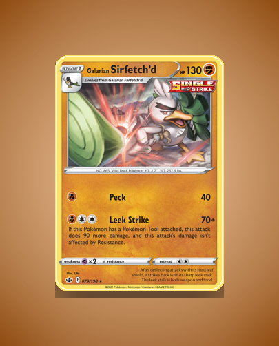Collector’s Guide: Galarian Sirfetch’d (Chilling Reign #79)