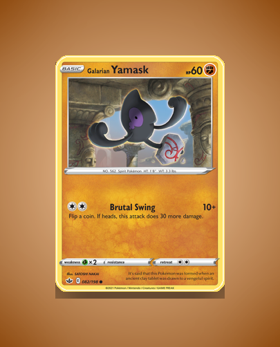 Collector’s Guide: Galarian Yamask (Chilling Reign #82)