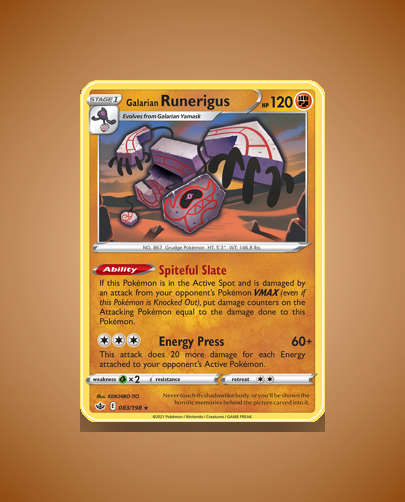 Galarian Runerigus (Chilling Reign) #83