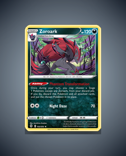 Collector’s Guide: Zoroark (Evolving Skies #103)