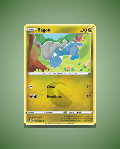 Collector’s Guide: Bagon (Evolving Skies #107)