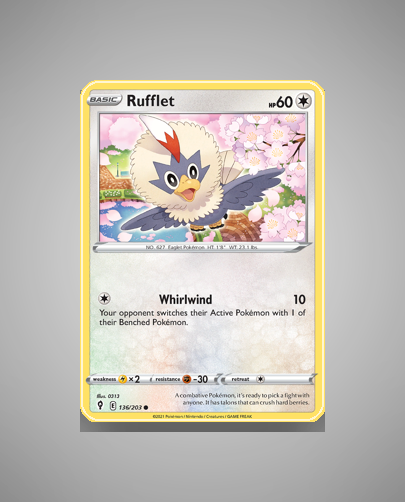 Rufflet (Evolving Skies) #136