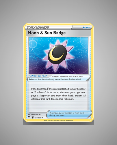Collector’s Guide: Moon & Sun Badge (Evolving Skies #151)