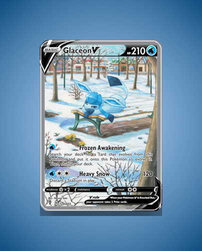 Glaceon V (Evolving Skies) #175