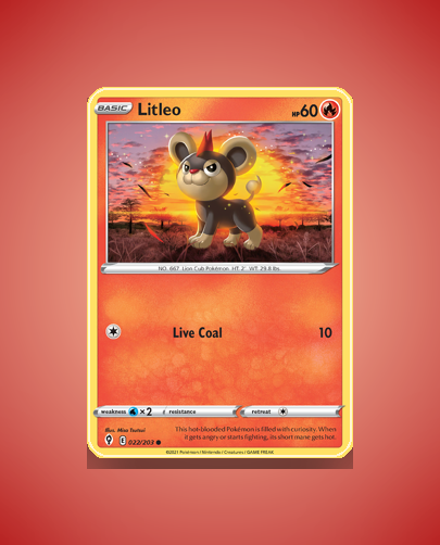 Collector’s Guide: Litleo (Evolving Skies #22)