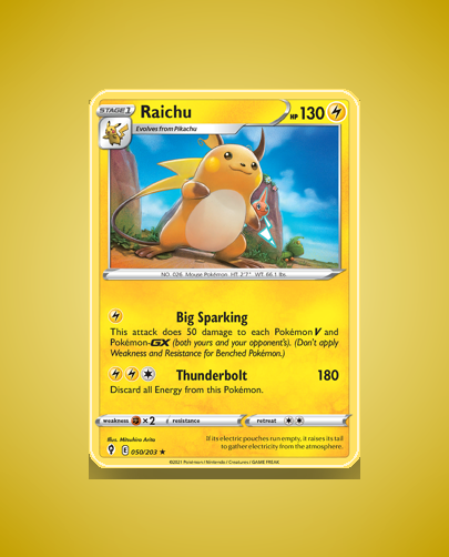 Raichu (Evolving Skies) #50