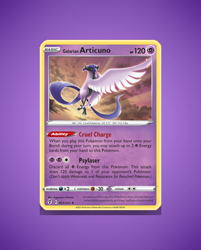 Galarian Articuno (Evolving Skies) #63