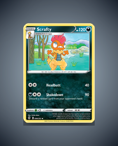Scrafty (Evolving Skies) #99