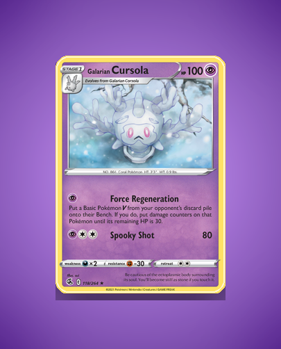 Galarian Cursola (Fusion Strike) #118
