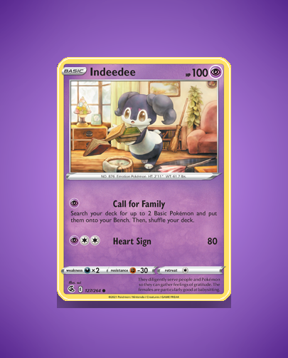 Collector’s Guide: Indeedee (Fusion Strike #127)