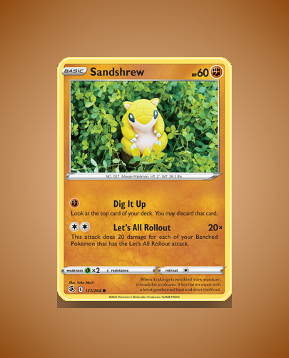 Collector’s Guide: Sandshrew (Fusion Strike #131)