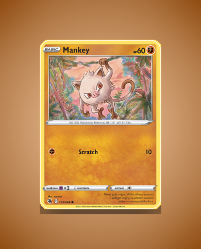 Collector’s Guide: Mankey (Fusion Strike #133)