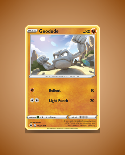 Geodude (Fusion Strike) #135